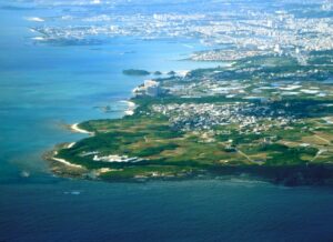 糸満市を空撮