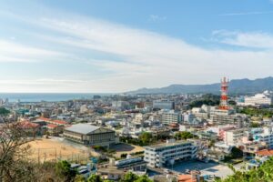 名護市の街並み