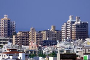 浦添市の街並み